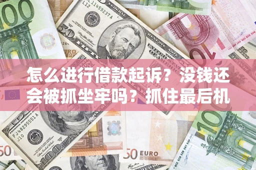 济南怎么进行借款起诉？没钱还会被抓坐牢吗？抓住最后机会！