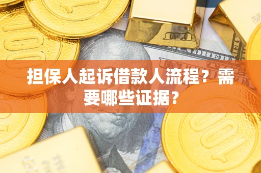 济南担保人起诉借款人流程？需要哪些证据？